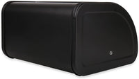 x458 Black Metal Bread Box/Bin/kitchen Storage Containers with Roll Top Lid